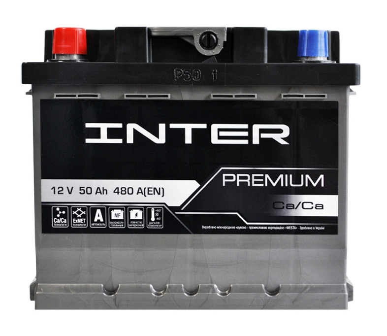 INTER Premium  50Ah 480A L+ (L2B)