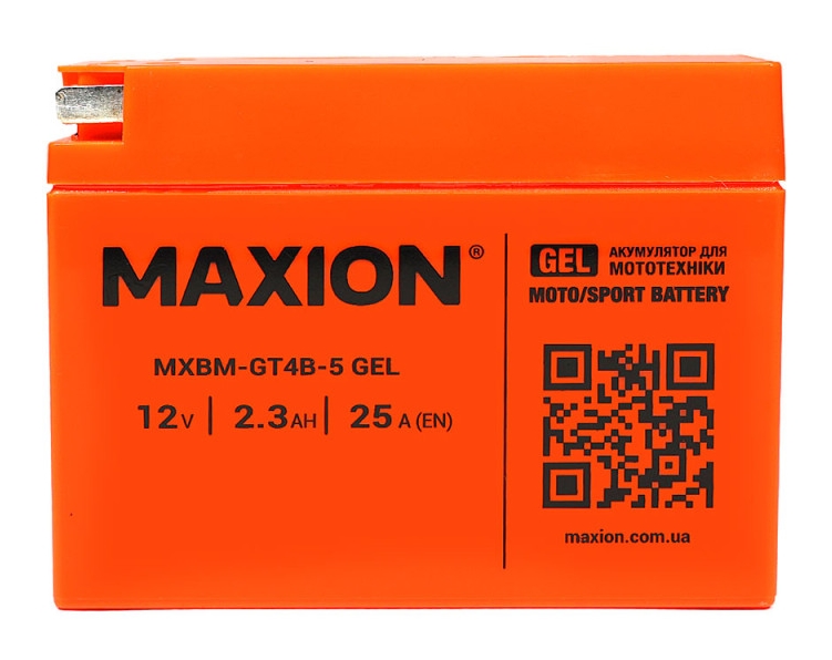 MAXION MXBM-GT 4B-5 GEL (12V, 2.3Ah, 25A)