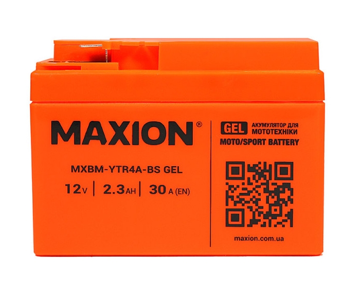 MAXION MXBM-YTR 4A-BS GEL (12V, 2,3Ah, 30A)