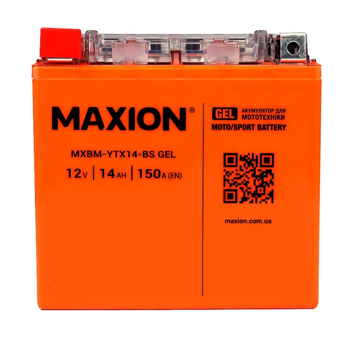 MAXION MXBM-YTX 14-BS GEL (12V, 14Ah, 150A)
