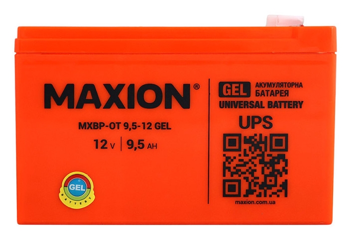 MAXION MXBP-OT 9.5 - 12 (12V, 9.5Ah) пром GEL