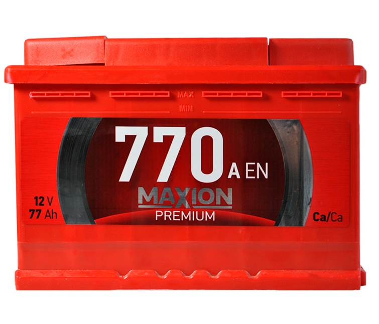 MAXION Premium  77Аh 770A R+