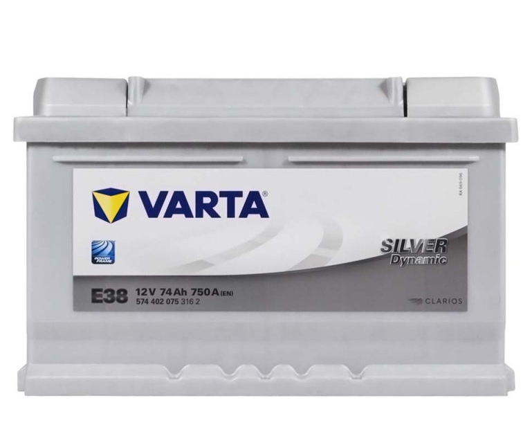 VARTA Silver Dynamic (E38) 74Ah 750А R+ (LB3) (h=175)