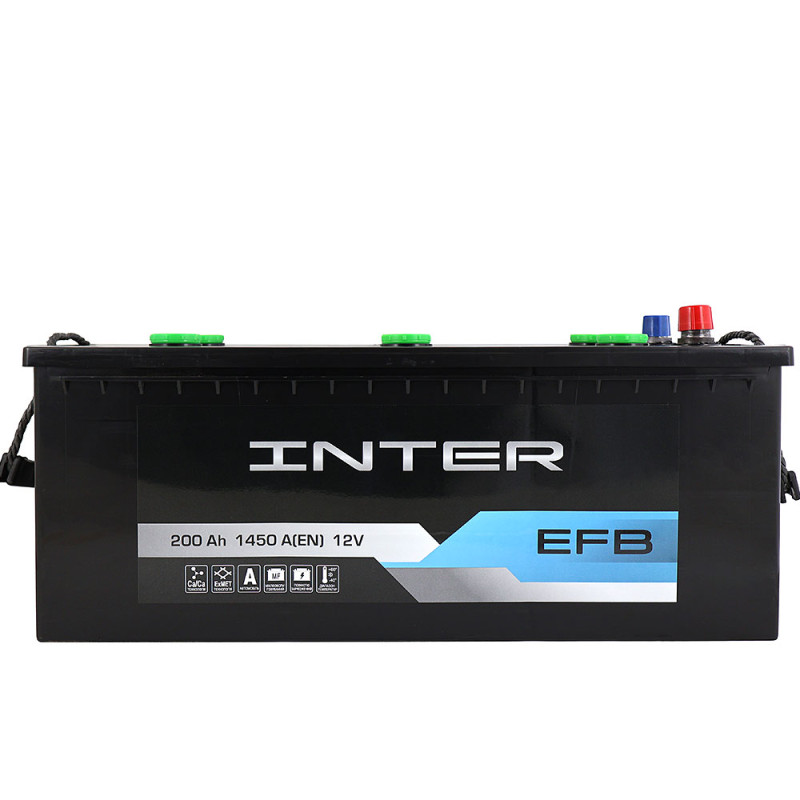 Автомобільний акумулятор INTER EFB  200Ah 1450A L+ (D5)
