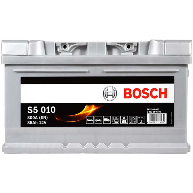 Акумулятор BOSCH (S50 100) (LB4) 85Ah 800A R+ (h=175)