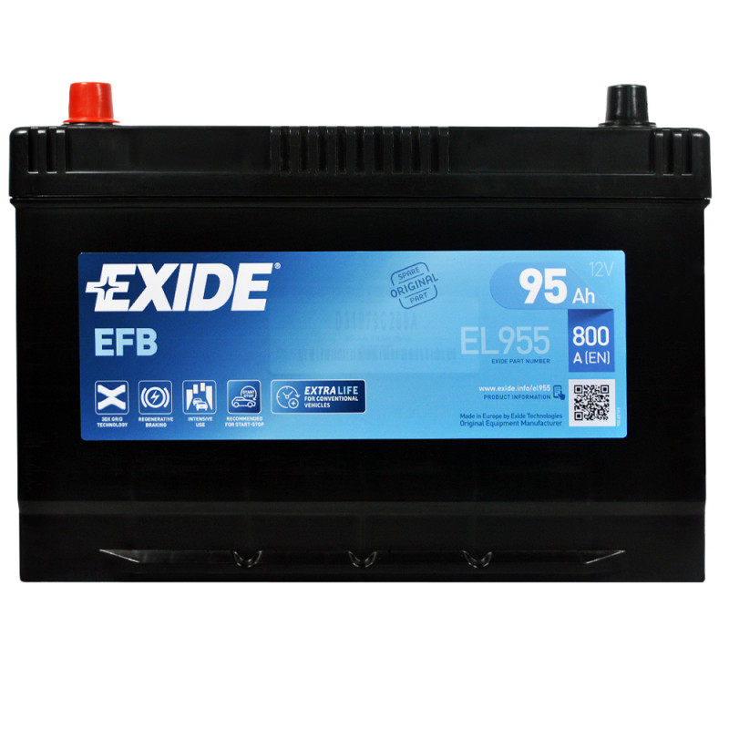 EXIDE Start-Stop EFB  Asia (EL) 95Ah 800 A L+ (D31)