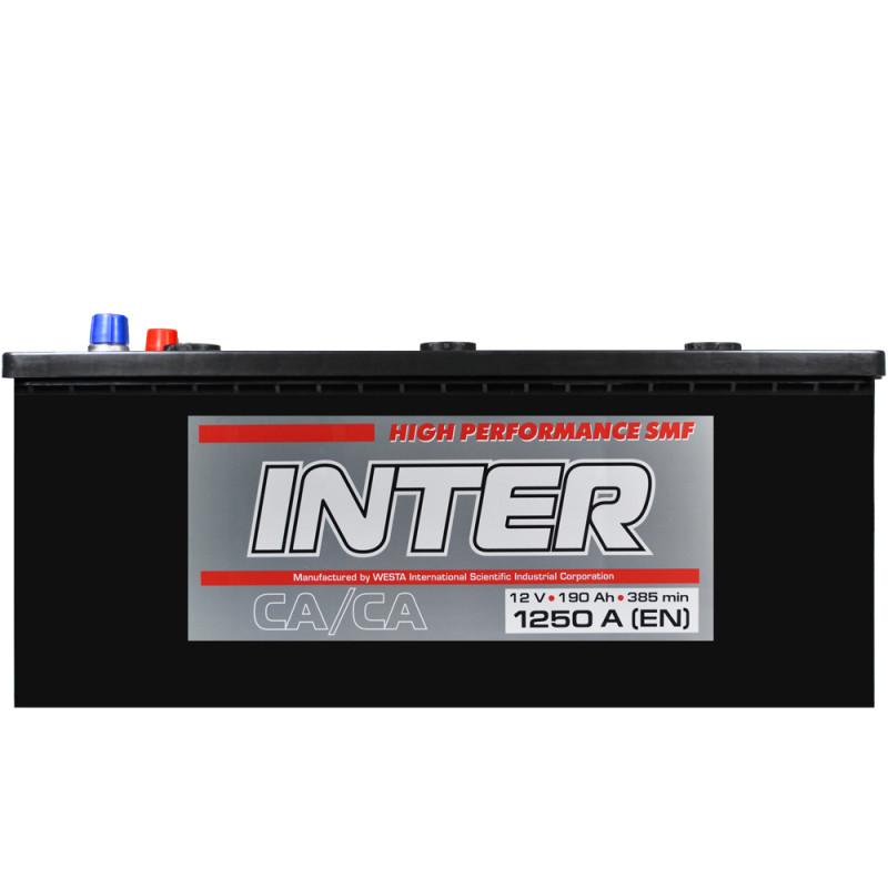INTER high perfomance 190 Ah 1250A L+   (D5)