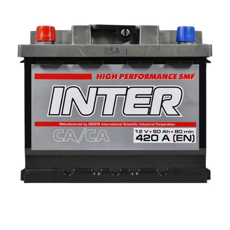 INTER lINTER high performance  50Ah 420A L+