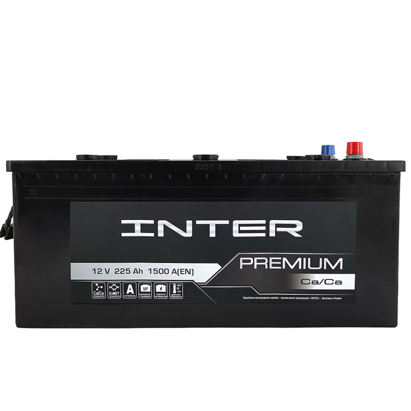 INTER Premium 225Ah 1500A L+ (D6)