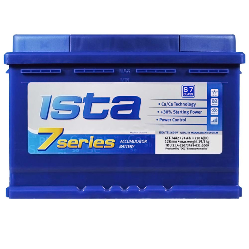 ISTA 7 Series  80Ah 760A R+ (L3)