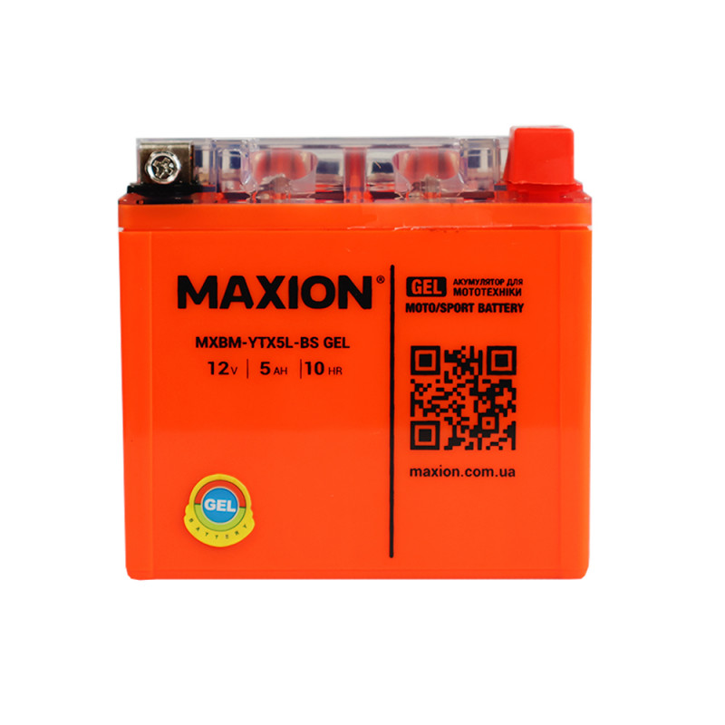 MAXION MOTO MXBM-YTX 5L-BS(GEL) 12V 5AН 70А