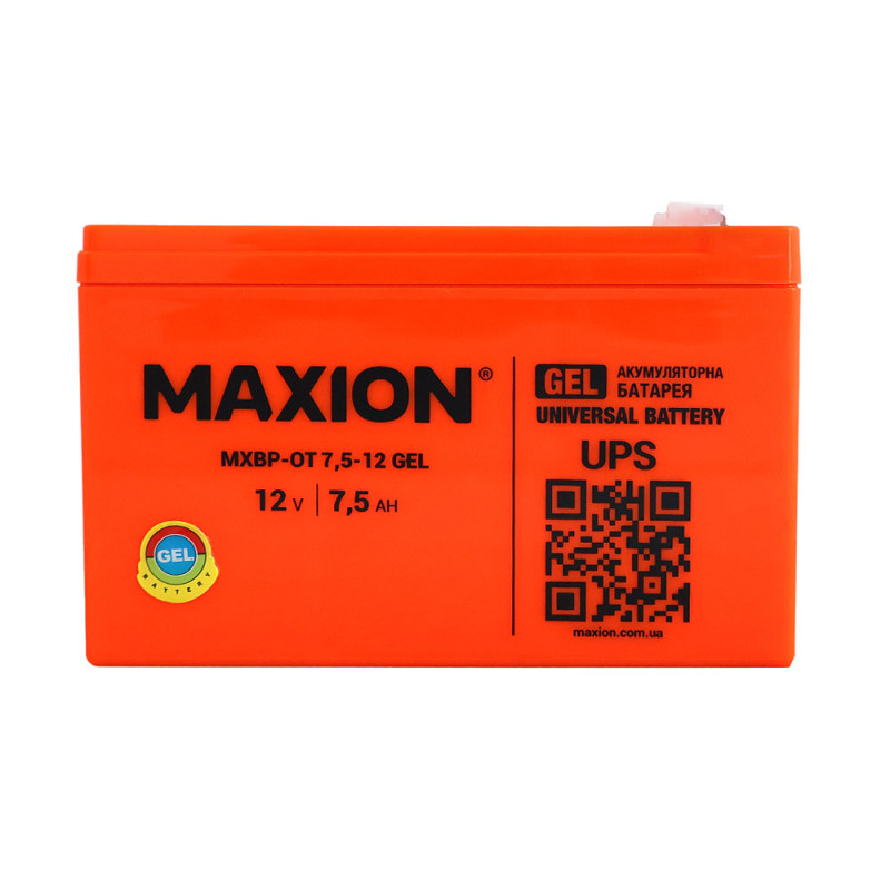 MAXION MXBP OT 7.5 - 12 (12V, 7.5Ah) пром