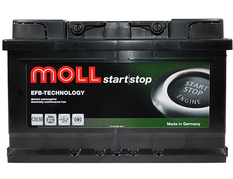 MOLL EFB  70Ah 700A R+ (L3)