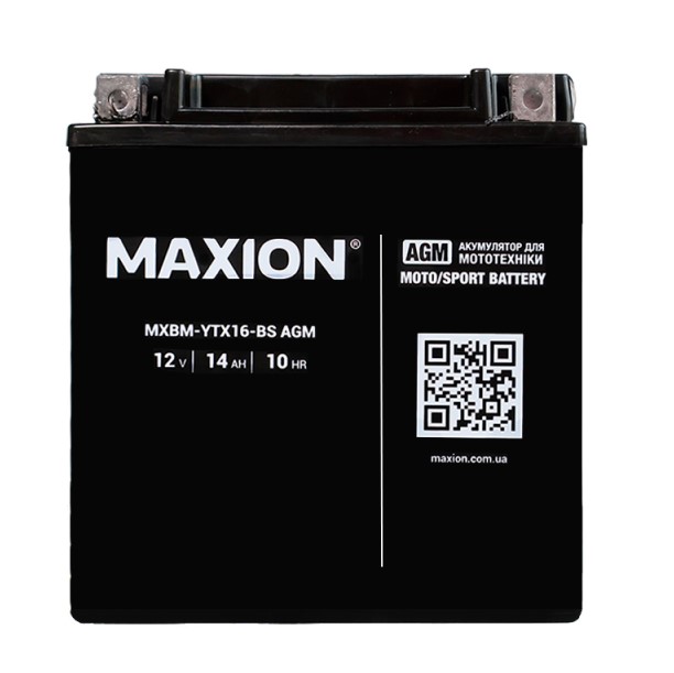 MOTO AGM MXBM-YTX 14-BS MAXION (12V 14AH 180A)