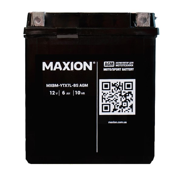 MOTO AGM MXBM-YTX 7L-BS MAXION (12V 7AH 85A)