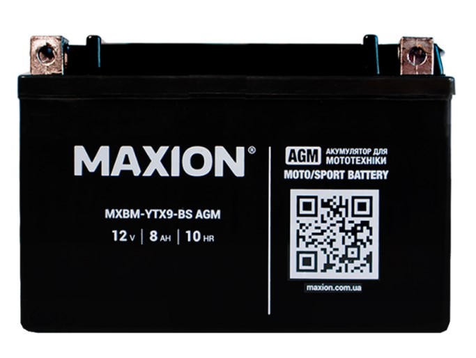MOTO AGM MXBM-YTX 9-BS MAXION (12V 9AH 120A)
