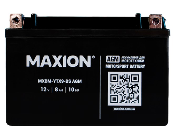 MOTO AGM MXBM-YTX 9-BS MAXION (12V 9AH 180A)