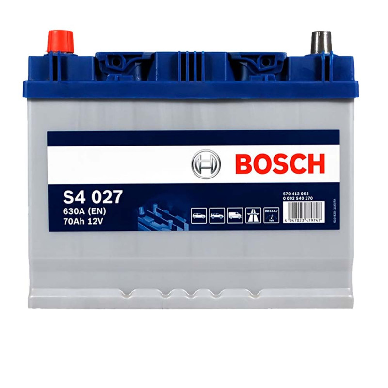 Акумулятор BOSCH S4 6CT-70Aз L ASIA 630A (0092S40270)