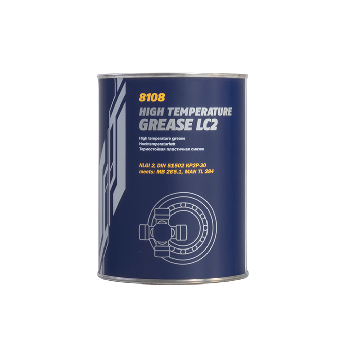 MANNOL 8108 Термостійке мастило LC2 / High temperature grease LC2 ж/б 0,8 л.