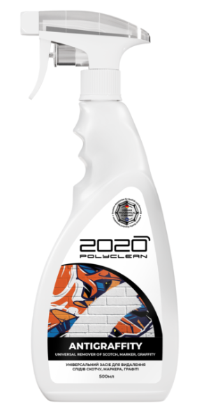 2020 Polyclean Універсальний засіб для видалення слідів скотчу, маркера, графіті "ANTIGRAFFITY", 1  л