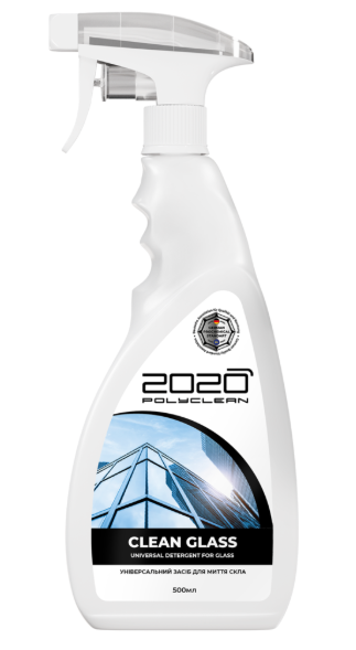 2020 Polyclean Універсальний засіб для миття скла "CLEAN GLASS", 500 мл