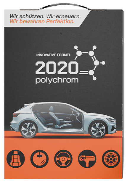 Polychrom 2020 Набір-SET  Кондиціонер для шкіри авто "LEDERPLEGE", 500 мл + мікрофібра