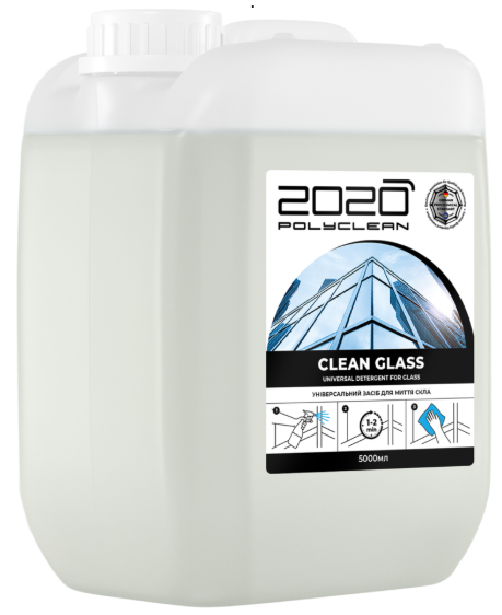2020 Polyclean Універсальний засіб для миття скла"CLEAN GLASS", 5л.