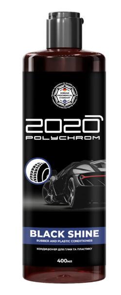 Polychrom 2020 Кондиціонер для гуми та пластику "BLACK SHINE", 400 мл
