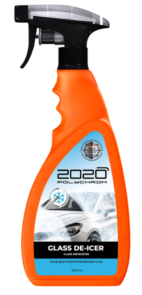 Polychrom 2020 Засіб для розморож. скла "GLAS DI-ICER" (ПОДВІЙНА СИЛА) 500мл