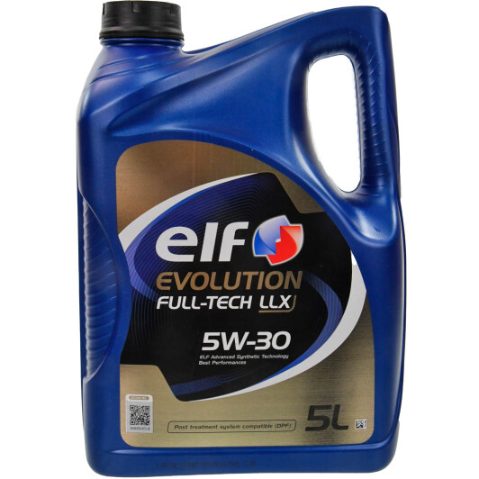 ELF EVOLUTION FULL TECH LLX 5w30 5л (504-507)