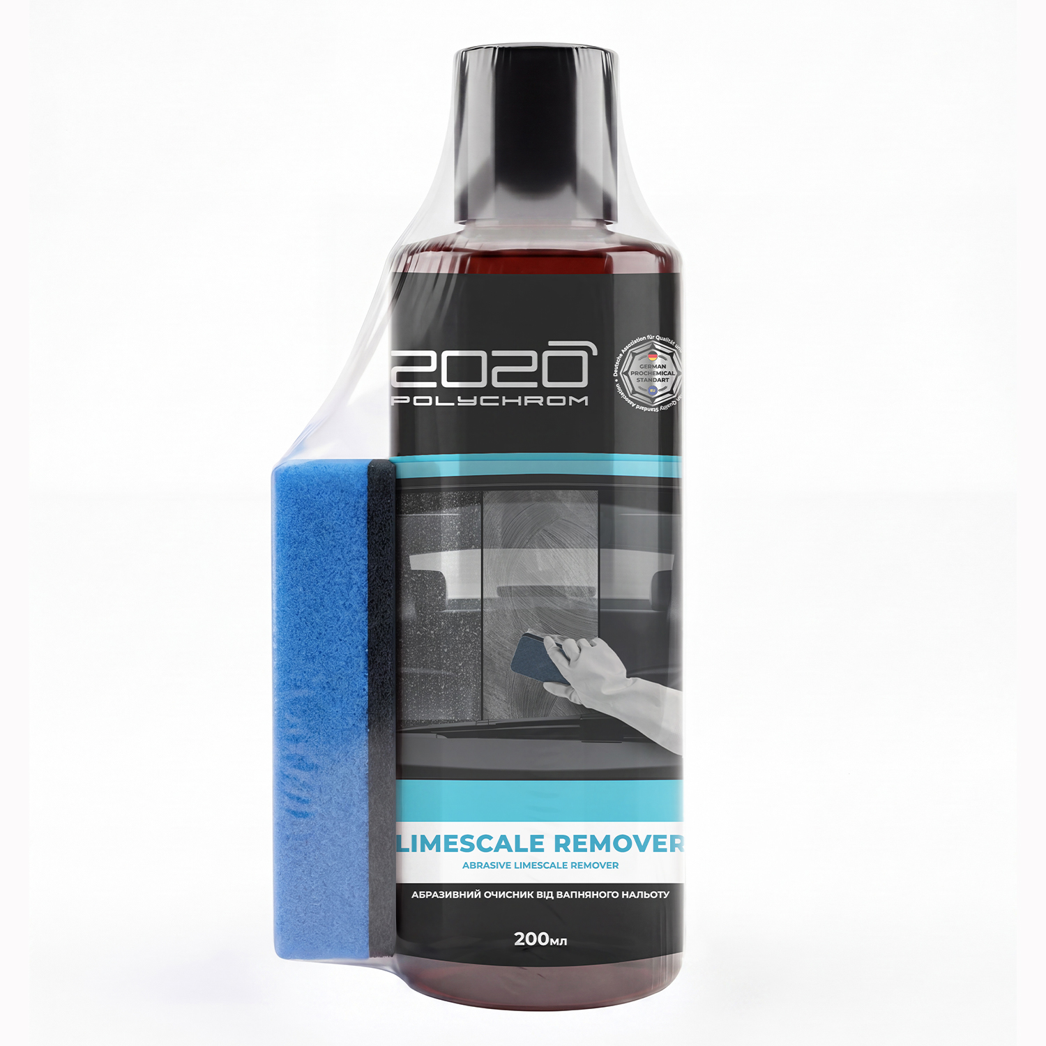 Polychrom 2020 Абразивний очисник від вапняного нальоту "LIMESCALE REMOVER" 200 мл + аплікатор