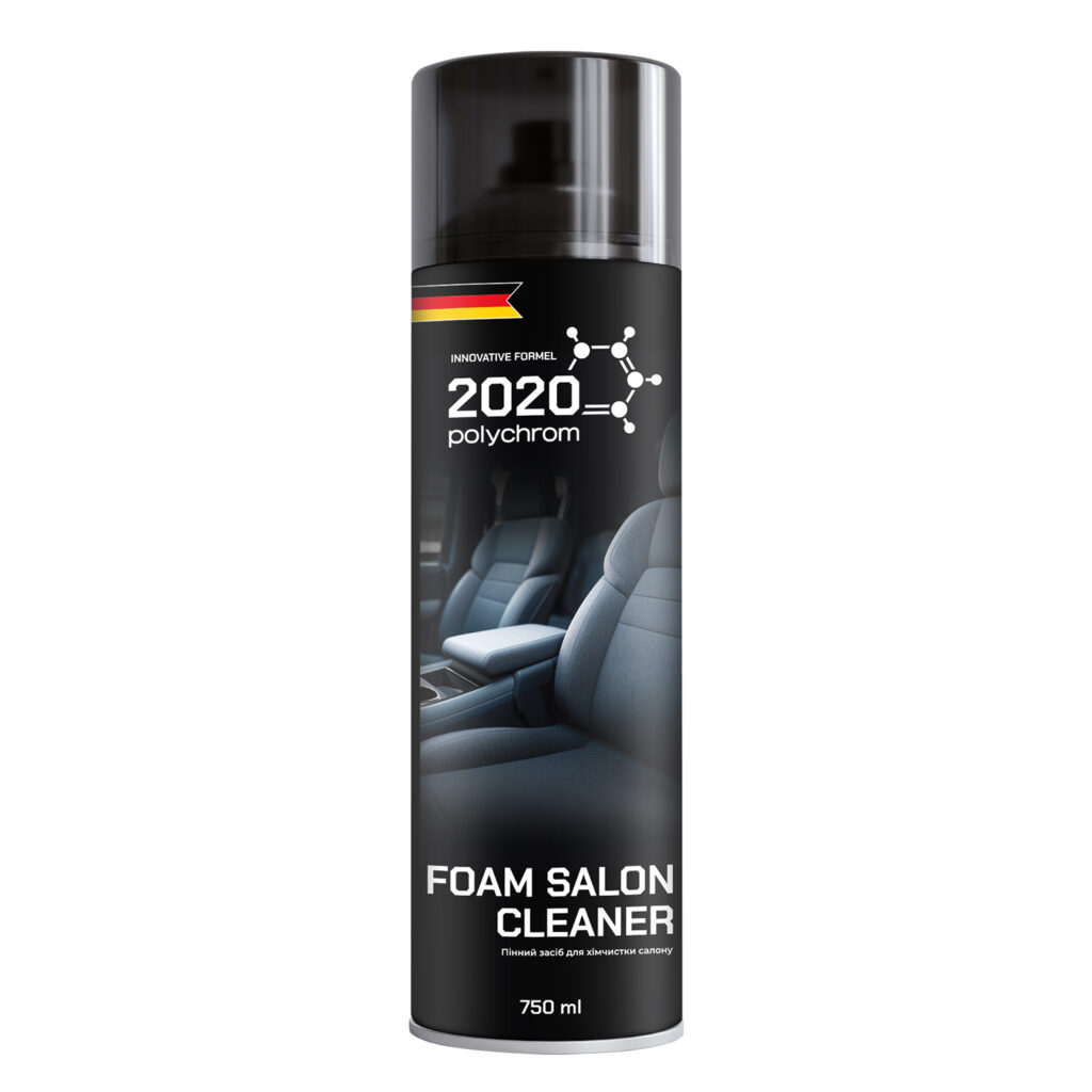 Polychrom 2020 Пінний засіб для хімчиски салону " FOAM SALON CLEANER  750 мл (АЕРОЗОЛЬ)