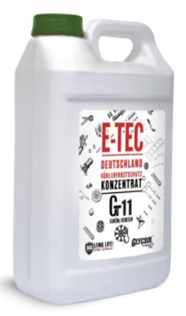 E-TEC Антифриз КОНЦЕНТРАТ CT11 Glycsol кан. п/е 4 л. ЗЕЛЕНИЙ