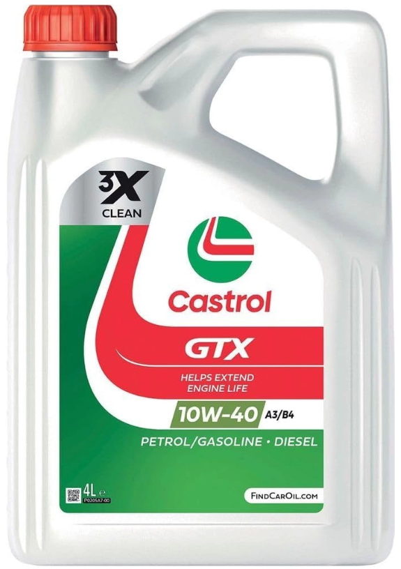 CASTROL GTX ULTRACLEAN 10W40 A3/B4  4л.