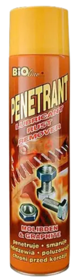BioLine Мастило проникаюче  600 мл  Penetrant (молібденово-графітне, аерозоль з регул. трубкою)
