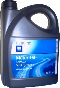93165216 GM "Semi Synthetic 10W-40" 5л