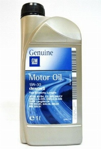 93165554 GM " DEXOS2 5W30" 1л. Олива синтетична