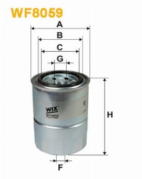 WIX Фільтр паливний WF 8059