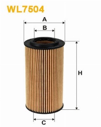 WIX Фільтр масляний WL 7504