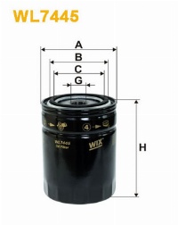 WIX Фільтр масляний WL 7445