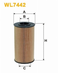 WIX Фільтр масляний WL 7442