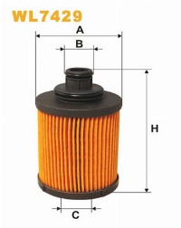 WIX Фільтр масляний WL 7429