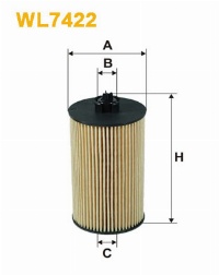 WIX Фільтр масляний WL 7422