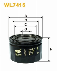 WIX Фільтр масляний WL 7415