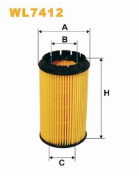 WIX Фільтр масляний WL 7412