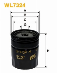 WIX Фільтр масляний WL 7324