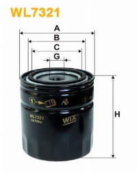 WIX Фільтр масляний WL 7321