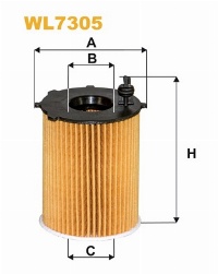 WIX Фільтр масляний WL 7305