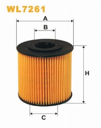 WIX Фільтр масляний WL 7261