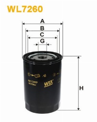 WIX Фільтр масляний WL 7260